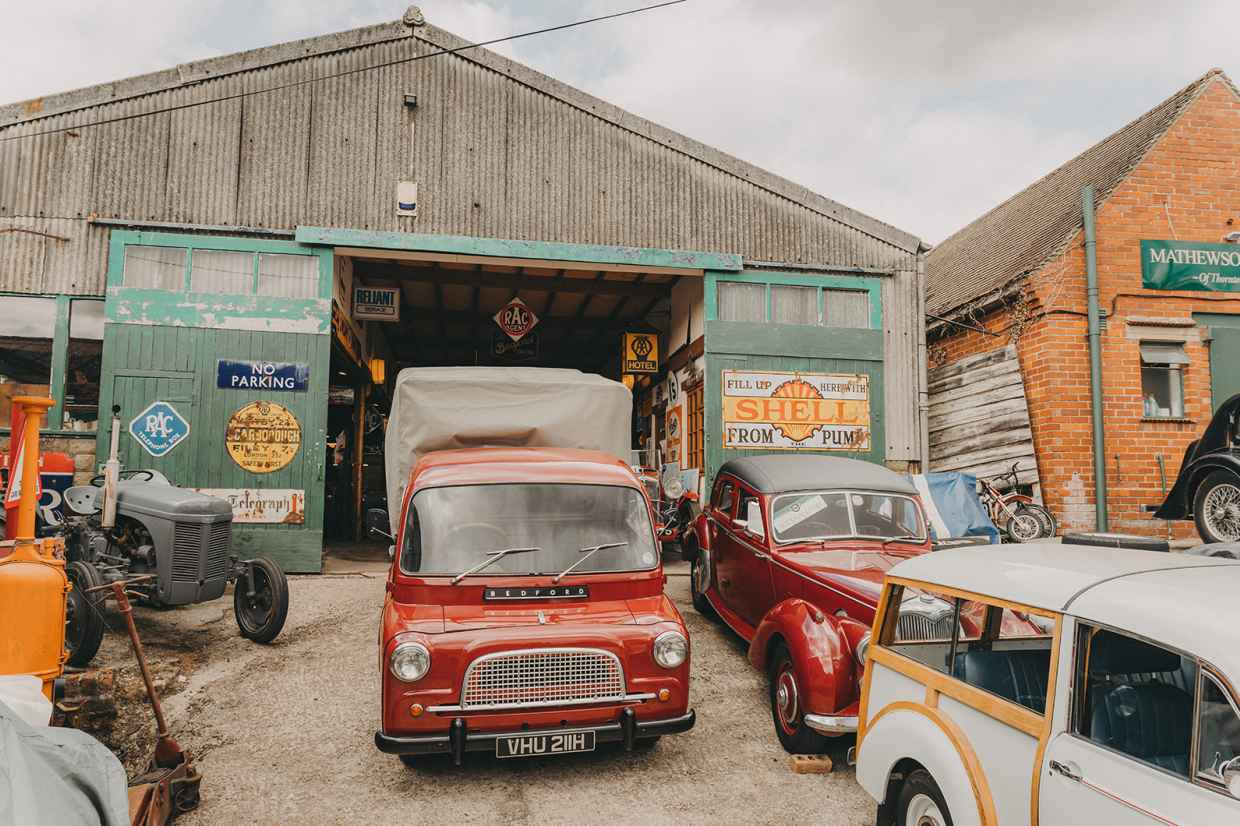 Derek Mathewson behind the doors of Bangers & Cash Classic & Sports Car